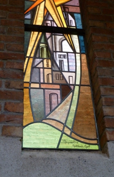 Glass stained window