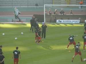 in 't engels warming up