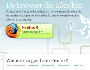 Firefox Downloaden als Internet Explorer 7 niet meer werkt