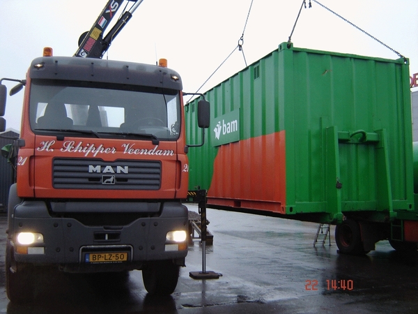 20 fts zeecontainer BAM