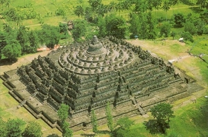 Borobudur tempel Java Indonesi