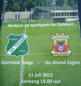 Sportclub Teuge-go Ahead Eagles 0 - 15 .