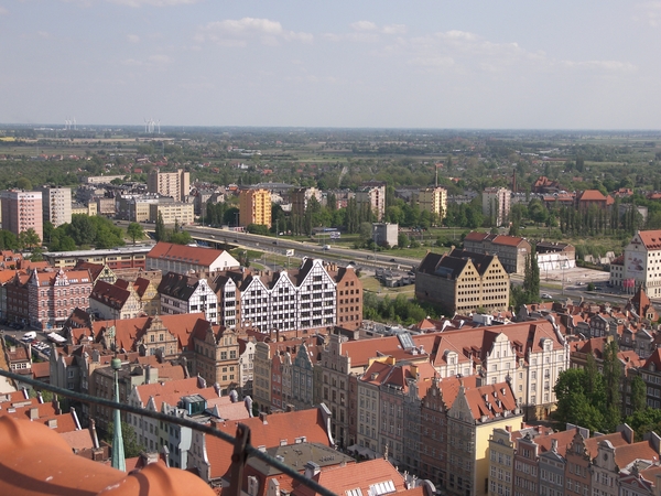 Gdansk, zicht vanop de Mariakerk