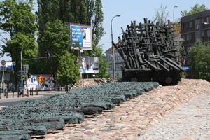 Warschau, Aandenken  transportatie van Joden naar de kampen
