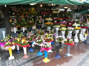 Wroclaw, bloemenmarkt