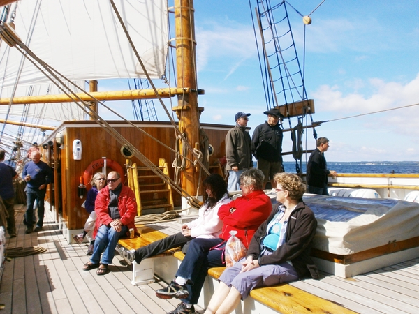 Pia, Finn, Linda, Anette en Pia