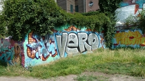 Achtergebleven graffiti