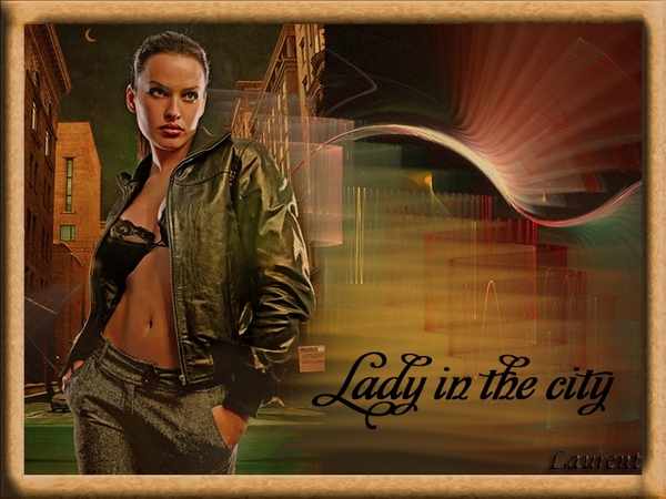 Lady in the city