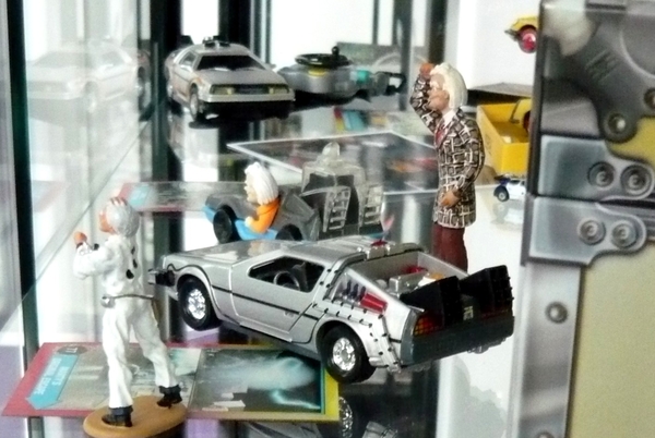 miniatuur schaalmodel DeLorean Back to thr future friture