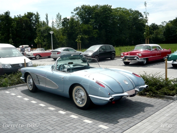 westmalle trapisten Forties 40s & fifties 50s American cars enthousiasts oldtimer corvette