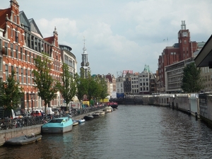 A'dam _Munttoren op achtergrond van Herengracht, _P1130476
