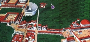 Visuele voorstelling van wat stadscentrum  van Ephesus was omstre