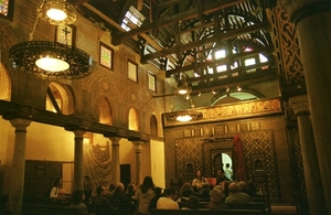 1a Cairo_Koptische kerk_binnen