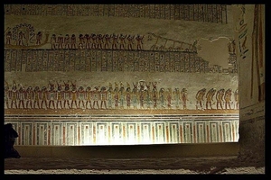 2b Thebe west_koningsgraf_Het graf van Ramses I. Processie ter be
