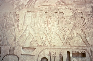 2b Thebe_west_Medinet Haboe _paleis _relief _jacht