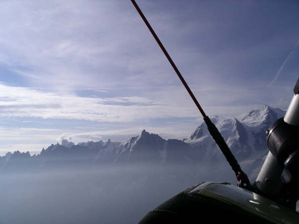 naar de Mont Blanc 4500m hoog