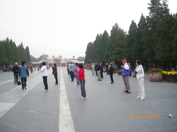 Beijing complex Tempel van de Hemel, Tai Chi