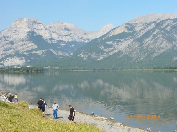 08 - 1e Lake onderweg nr Rockies