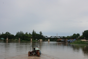 Thailand - kanchanaburi  The Bridge on the River Kwai mei 2009 (1