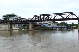 Thailand - kanchanaburi  The Bridge on the River Kwai mei 2009 (1