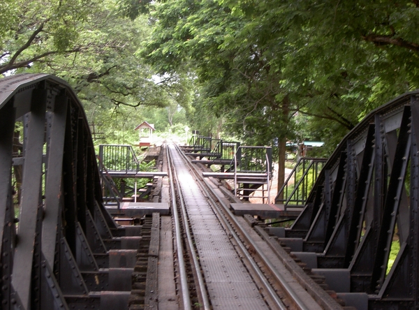 Thailand - kanchanaburi  The Bridge on the River Kwai mei 2009 (2