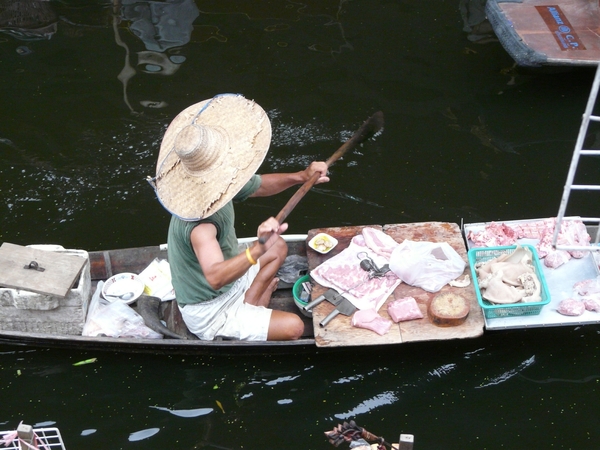 Thailand - Bangkok Damnoen Saduak Floating Market mei 2009 (16)