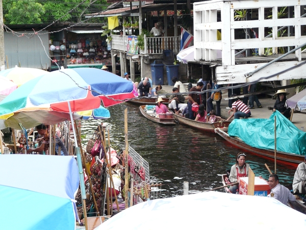 Thailand - Bangkok Damnoen Saduak Floating Market mei 2009 (22)