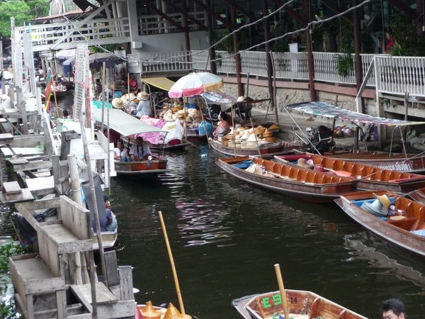 Thailand - Bangkok Damnoen Saduak Floating Market mei 2009 (9)