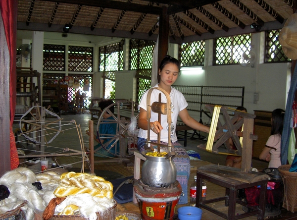 Thailand -  chiang mai Cotton factory  mei 2009 (12)