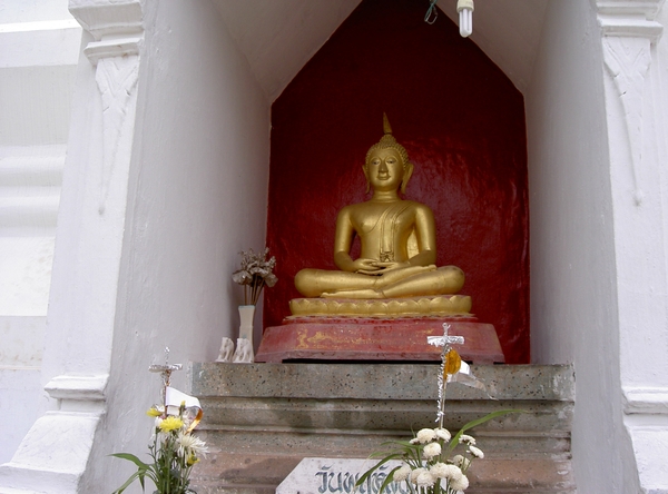 Thailand - Chiang Rai - boudha beelden mei 2009 (9)
