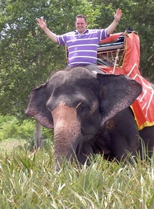 Thailand - Hua Hin - Cha-am  elephant ride mei 2009 (13)