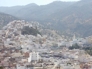 4b  Meknes - Fes  Moulay Idriss stadzicht 2