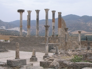 4b  Meknes - Fes  Volubilis Romeinse tempel