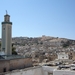 5 Fes  stadzicht met moskee toren