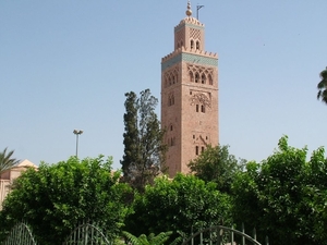 8 Marrakech  Koutoubia moskee _minaret