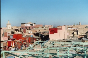 8 Marrakech  medina zicht