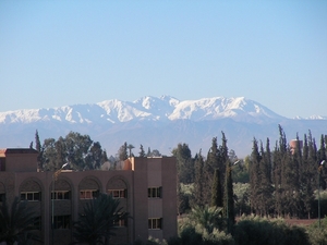 8 Marrakech  zicht op hoge Atlas