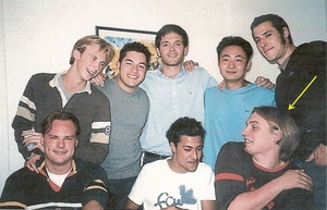 02 Stijn and his boyfriends in Budapest (2003)