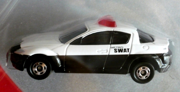 Tomica 044-6 Mazda RX-8 Metro Swat Police Black&white P1250526