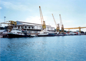 haven van Kigoma in 1994  Tanzania Tnaganyika Lake