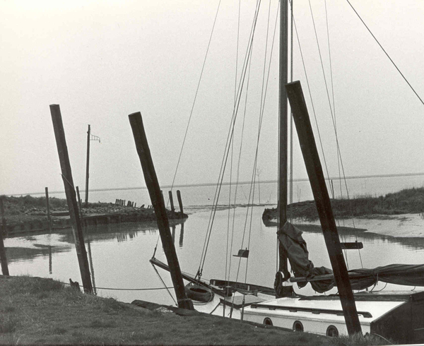 Oude haven Paal - 1972 artistieke foto