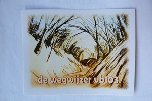 161-Sticker wandelclub-De Wegwijzer