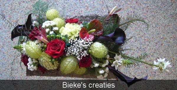 bruidswerk schors frame bieke's creaties