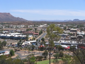 4a  Alice Springs stadzicht