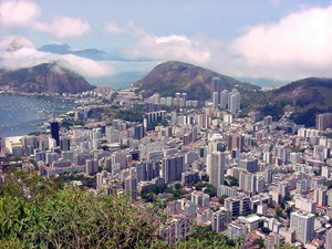 a              Brasil Vista desde el mirador Dona Marta