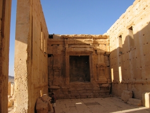 1  Palmyra _Tempel van Bel _binnen