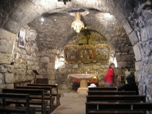 4  Damascus _kapel van Ananius _binnen