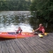 Hanne en Geert in de boot