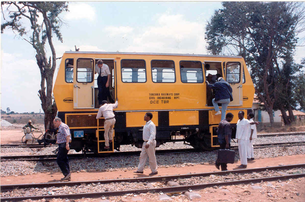 Belgische spoorspecialisten bij de TRC Tanzanian Railways