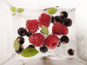 Fruit in een glas